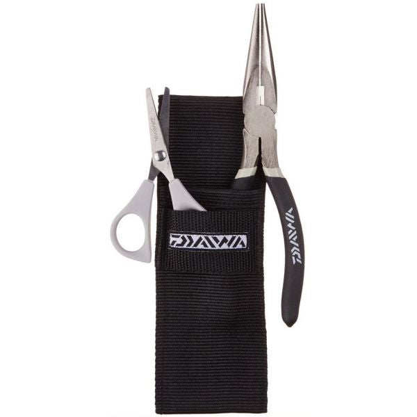 KIT DE TIJERAS Y PINZAS CON FUNDA DAIWA